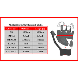 ถุงมือหนังแกะคุณภาพสูงแบบครึ่งนิ้ว ดีไซน์ใหม่ ทนต่อการเสียดสี กันน้ำ ระบายอากาศได้ดี แข็งแรง ทนทาน เหมาะสำหรับออกกำลังกาย - Product Image 6