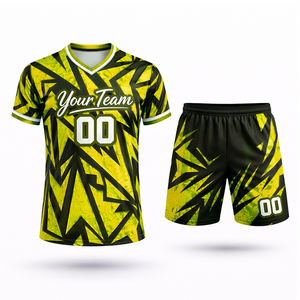 Conjunto de Camiseta y Pantalones Cortos Deportivos de Verano de Talla Grande, Impresos de Alta Calidad, para Hombre y Mujer, 100% Poliéster, Nueva Llegada, Precio Económico - Product Image 4