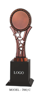 Trofeo metálico elegante para premios a empleados, eventos deportivos, funciones escolares y ceremonias de reconocimiento. - Product Image 5