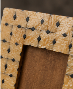 Modern Geometric Bone Inlay Eco-Friendly for Photo <b>Frame</b> Decorative Black <b>White</b> Handmade Picture <b>Frame</b> Luxury Tabletop Home - Product Image 4