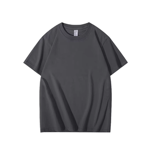 Camiseta de Manga Corta para Hombre, 200 g, Cuello Redondo, Color Sólido, Diseño Simple, Holgada, Informal, en Oferta - Product Image 1