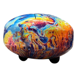 Elegante Tambor de Lengüetas de Acero con Símbolo Om, Instrumento de Percusión Estilo Handpan para Meditación, Yoga, Relajación, Terapia de Sonido, Regalo - Product Image 3