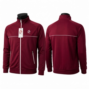Veste de sport athlétique pour homme, tissu respirant, construction légère, fermeture éclair intégrale, mouvements flexibles, confort sportif - Product Image 6