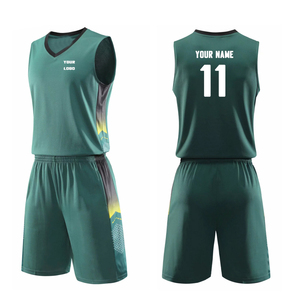 Uniforme de Baloncesto y Sóftbol para Niñas - Conjunto Personalizado de Camiseta y Pantalones Cortos para Equipo - Ropa Deportiva Transpirable de Malla de Secado Rápido para Adultos con Diseño de Letras y Animales - Product Image 1