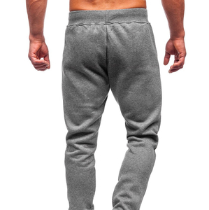 Basic Lightweight Casual <b>Slim</b> Fit Zipper Pockets Men Narrow Bottom Running <b>Jogger</b> Pants Cotton Premium Reasonable Price - Product Image 2