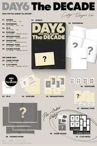 [Álbum Coreano Oficial 100%] DAY6 - [The DECADE] SIX ON THE DICE VER., CITY DAYS VER. (1 aleatorio de 2 versiones) ÁLBUM DE K-POP - Product Image 5