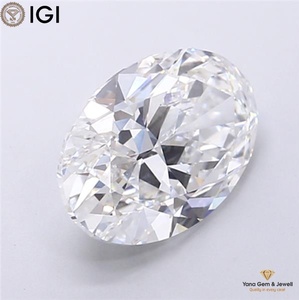 Diamante Cultivado en Laboratorio CVD de Forma Ovalada, Claridad VVS1, Color E, 4.00 Quilates, con Certificado IGI, Impresionante para Anillo de Compromiso - Product Image 6