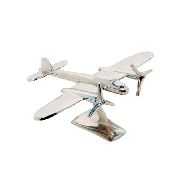 Buy Online Propeller Airplane Model With Base Tabletop Display Home And Office Decorative Aircraft Collectible Gift Items