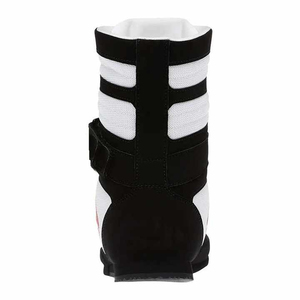 Zapatillas de Boxeo Transpirables de Malla con Cordones, de Caña Alta, Negras y Blancas, para Entrenamiento, con Precio Económico y Servicio OEM ODM - Product Image 2