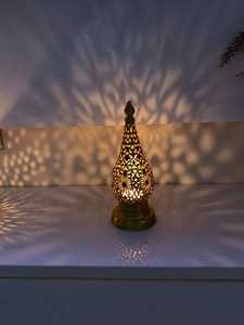 <b>Moroccan</b> Decorative Metal Lantern Design Painted Finishing Candle <b>Moroccan</b> Lanterns Multiple Shaped Ramadan T-<b>Light</b> Holder - Product Image 3