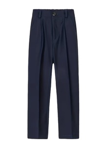 Unisex High School Uniform Trousers 100% Cotton Canvas Spring Autumn & Summer Styles Student Performance Formal Single Piece - Product Image 2
