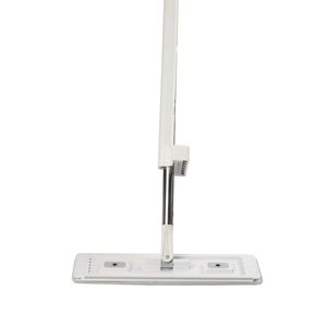 Mop Piatto in Microfibra con Funzione di Strizzatura Automatica, 4 Panni Riutilizzabili per Pulizia Pavimenti Bagnati/Asciutti, per Uso Ufficio - Product Image 5