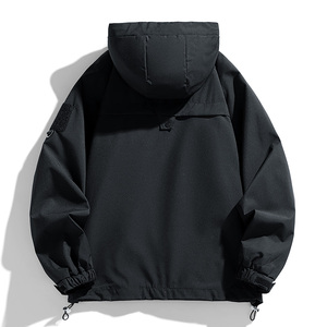 <b>Men</b>’s Branded Cargo <b>Jacket</b> with Custom Logo Print – Stylish <b>Utility</b> Coat with Premium Craftsmanship for Modern <b>Men</b> - Product Image 5