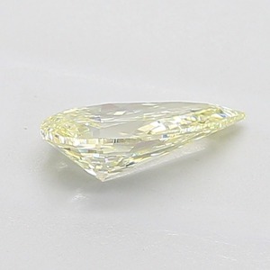 Diamant en forme de poire jaune clair fantaisie de 1,01 ct, pureté VS1, coupe excellente, diamant certifié pour bijoux fins - Product Image 4
