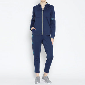 High Quality New Design Women Tracksuits for Streetwear Factory Made Designer Ladies Zipper Hoodies And Trouser Set - Product Image 1