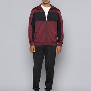 Conjunto deportivo para hombre OEM 100% poliéster con cremallera completa, nuevo diseño, transpirable, 100% poliéster, para invierno. - Product Image 1