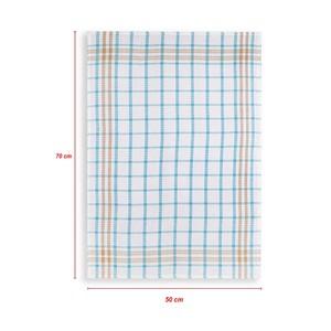 คอลเลคชั่นใหม่มาแรง ผ้าเช็ดครัวลายตารางย้อมสีจากเส้นด้ายวาฟเฟิล 100% ผ้าฝ้าย ซับน้ำเร็ว เป็นมิตรกับสิ่งแวดล้อม - Product Image 5