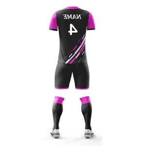 Football Kits Youth Sizes Men's <b>Soccer</b> Uniform Manufacturer Solid Color Jersey with Short Sets Athletic Sportswear Uniform - Product Image 3