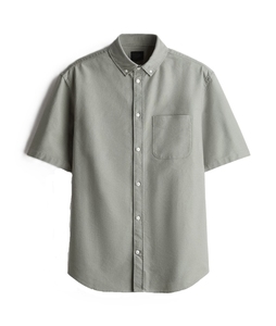Chemise à manches courtes pour homme en coton 100% personnalisable, de haute qualité, respirante, décontractée, pour l'été - Product Image 1