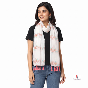 Digital Printed Long <b>Scarf</b> Soft Fabric Fashion Head <b>Scarf</b> Private Label White Label OEM ODM Manufacturer - Product Image 1