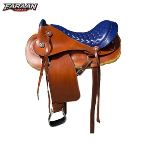 Selle d'équitation de qualité supérieure, fabriquée avec les meilleurs matériaux, cuir véritable, meilleure vente, selle western pour cheval 100% cuir véritable - Product Image 1