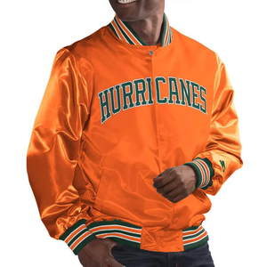 Chaquetas Varsity de Seda Satinada de Moda en Oferta, Chaqueta Varsity de Seda Satinada con Logotipo y Color Personalizados para Hombre, Hecha en Pakistán - Product Image 5