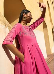 Vestidos Largos Casuales Elegantes de Corte Recto y Holgado, el Mejor Diseño, Vestido Largo para Mujer, Nueva Llegada, Sexy, Cuello Redondo, Estilo Polinesio, Manga 3/4 - Product Image 5