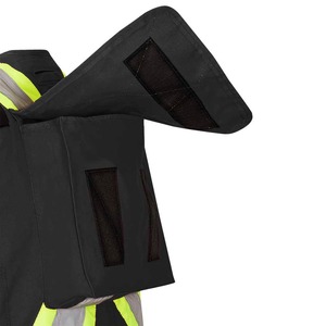 Chaleco de Seguridad de Alta Visibilidad Unisex, Ropa de Trabajo de Poliéster con Franjas Reflectantes y Múltiples Bolsillos - Product Image 3