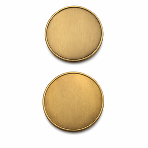 Monedas de Latón Forjado Premium Personalizadas con Temática de Letras, Recuerdos de Amor/Moda/Folk Art, Regalos, Técnica de Estampado, Troquelado - Product Image 3