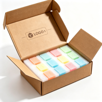 Boîte d'expédition universelle en carton ondulé F Flute imprimée personnalisée pour tous les matériaux recyclés et éponge