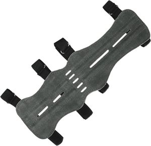 Protège-bras réglable en cuir suédé de vache, taille personnalisable, conception durable et flexible, équipement de tir à l'arc - Product Image 1