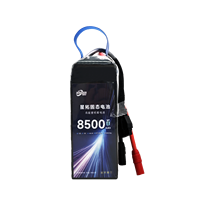 Batterie lithium-ion NMC semi-solide rechargeable au silicium-carbone 6S 12S 14S 18S 24S 8500 mAh pour drones UAV longue autonomie