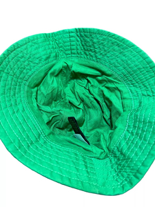 Green Children <b>Bucket</b> <b>Hat</b> With Tractor Embroidery Unisex Casual Outdoor Spring Summer 54-56CM Canvas Style - Product Image 6