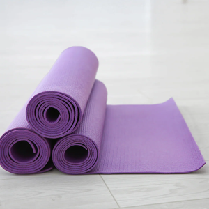 Tapete de Yoga Ecológico Antideslizante de Goma, 8mm de Grosor, Plegable y Resistente, con Bolsa de Transporte, Universal para Fitness, Pilates y Gimnasio en Casa - Product Image 1