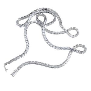 Top Selling Link Chain Moissanite Hip Hop Full Iced Diamond Look Necklace Gold Plated Sterling Available Best Market Price - Product Image 5