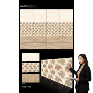 Azulejos de Pared de Cerámica de Estilo Tradicional Coreano de 300x600 mm en Acabado Brillante Color Beige Ónix con Característica Antideslizante para Baño - Product Image 4