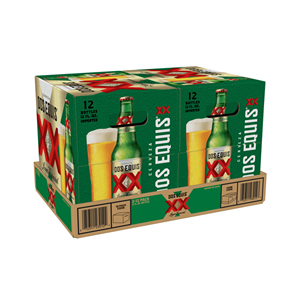 Lot de 18 bouteilles de bière Dos Equis mexicaine importée, 355 ml, saveur légère et fraîche, tradition de brassage classique, idéale - Product Image 5