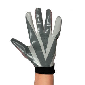 Vente flash - Gants de football américain unisexes pour adultes, sur mesure, en cuir, avec écran tactile, respirants, en latex, imperméables, de qualité supérieure, avec fermeture à crochet - Product Image 2