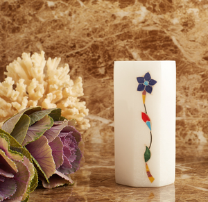 Soporte para bolígrafos de mármol, organizador de escritorio, organizador elegante para brochas cosméticas, decoración multiusos para el hogar - Product Image 1