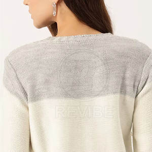 Pull pour femme avec impression de logo personnalisé, pull pour femme très vendu, pull de haute qualité avec logo personnalisé pour femme - Product Image 4