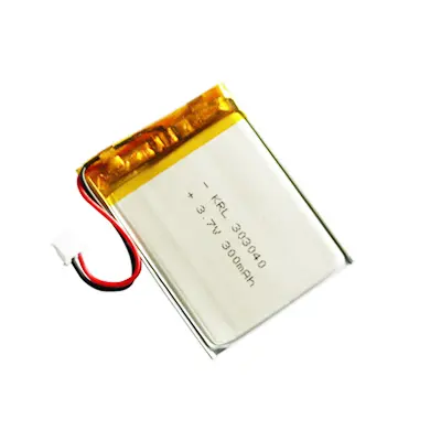 Wholesale 3.7V 303040 Custom Li-Polymer Rechargeable Lithium Ion Batteries 300mAh Lipo Batteries