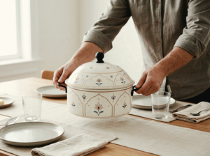 Ensemble de casseroles pour fondue, chauffe-plats de luxe en acier inoxydable, plat de service thermique, design personnalisé, ustensiles de cuisine pour buffet, restauration à domicile - Product Image 2