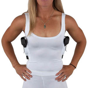 Camiseta sin mangas para ocultar armas, con bolsillo para pistola, para uso ejecutivo y discreto, para damas - Product Image 3