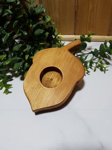 Handmade Wooden Leaf <b>Tea</b> Light Holder Natural Home Decoration Wood Candle <b>Stand</b> for Living Room Shelf and Table Decoration - Product Image 5