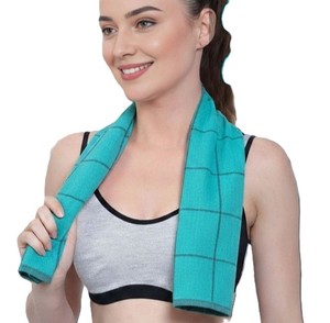 Serviette de sport en microfibre à séchage rapide, couleur turquoise, pour le cou, idéale pour la gym, personnalisable, absorbante, rafraîchissante pour le cou et le sport - Product Image 1