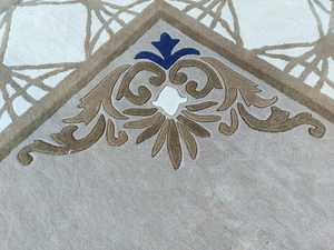 Venta Directa de Fábrica: Alfombra de Lana Lujosa Hecha a Mano con Diseño Bordado Multicolor para Decoración de Pisos en Sala de Estar - Product Image 5