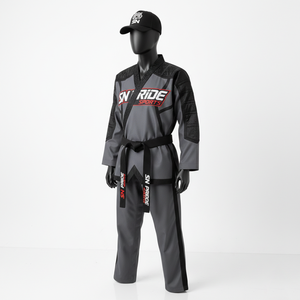 Ventes en gros de kimonos de Jiu-jitsu personnalisés / Combinaisons Bjj Gi, combinaisons de Jiu-jitsu brésiliennes, uniformes de judo gris, uniformes d'arts martiaux, uniformes de taekwondo - Product Image 4