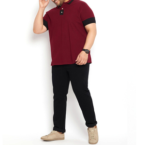 Nuevo Polo para Hombre 100% Algodón, Diseño Único de Secado Rápido con Patrón Sólido, Talla Grande, Hecho en Pakistán - Product Image 3