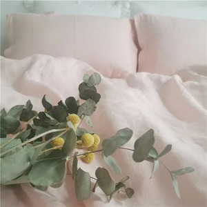 Parures de couette en lin pur 100% délavé avec fermeture boutonnée, vente en gros 2026 - Product Image 5