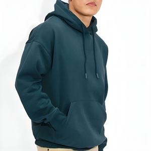 Ensemble survêtement polaire homme hiver : sweat à capuche et pantalon de jogging, style streetwear décontracté, coupe ample, avec logo personnalisé, commandes en gros - Product Image 5